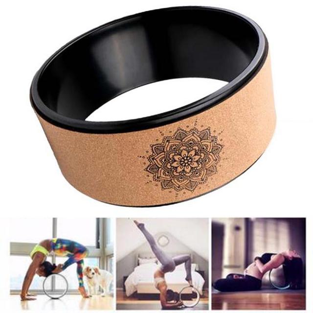 Anti-slip Wooden Yoga Wheel